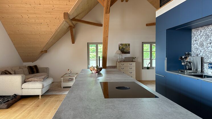 Spacious loft apartment in Schwarzenburg