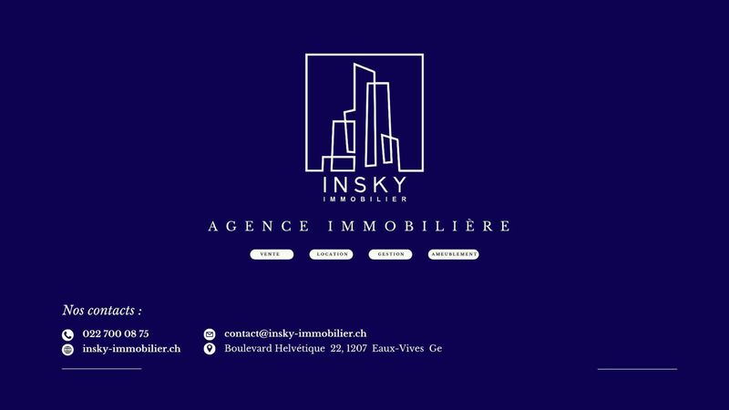 Appartement 3 pièces de 54 m² à louer à Genève