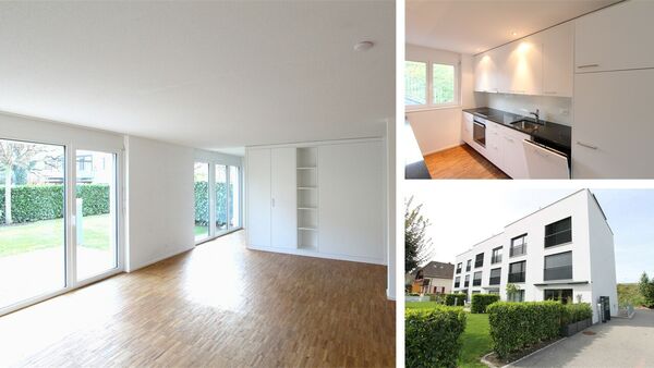Erdgeschosswohnung mit Sitzplatz und direktem Gartenanschluss