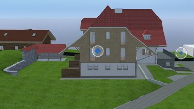 Ansicht Ost, Fassade W5