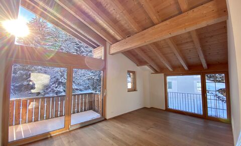 4 1/2 Zimmer Dachwohnung (Ski in Ski out)