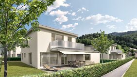 Baugrundstück mit bewilligtem Einfamilienhaus-Projekt !