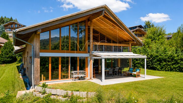 Wunderschönes, modernes Chalet mit Panoramablick in Châtel-St-Denis