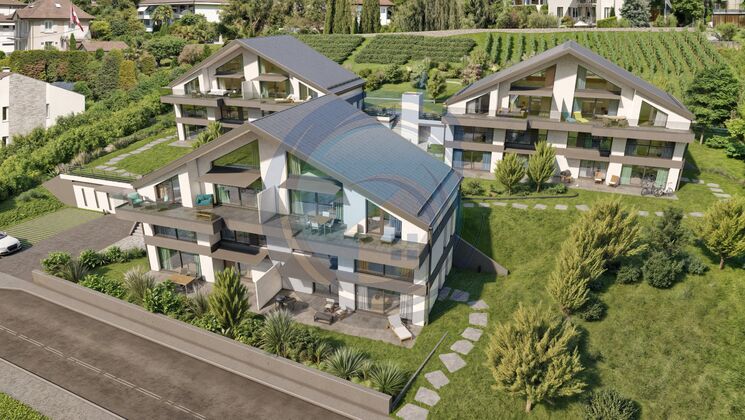 NOUVELLE PROMOTION DE 12 APPARTEMENTS EN DUPLEX  À CORSEAUX