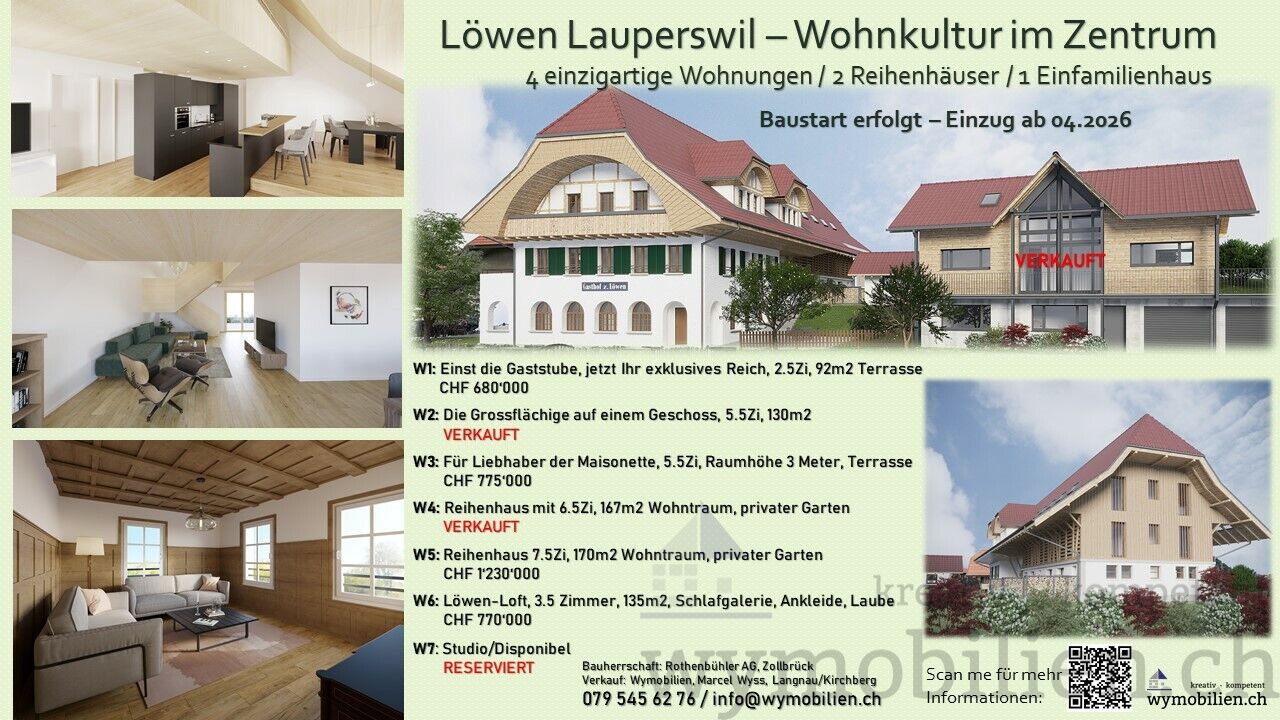 Wohnkultur im Zentrum von Lauperswil