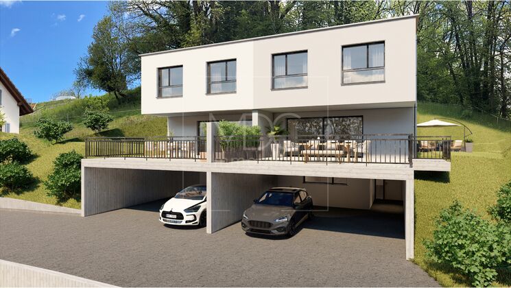 Jolie villa jumelle avec vue dégagée à Tatroz