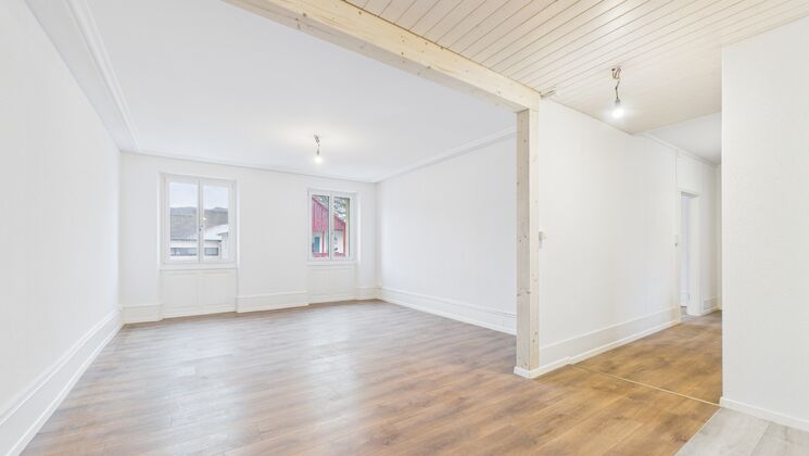 Bel appartement de 3,5 pcs en duplex au cœur de Delémont avec loggia