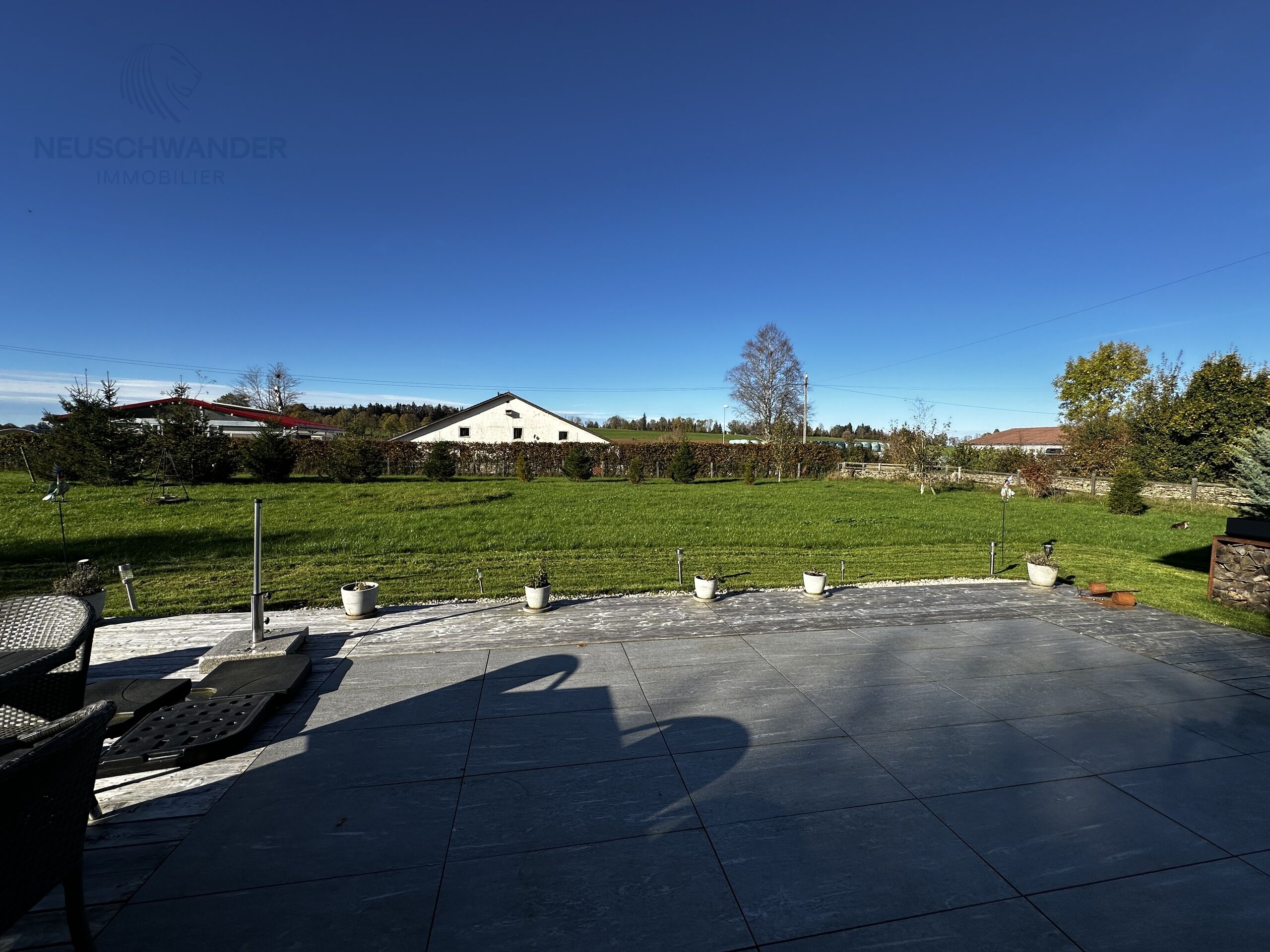 terrasse et jardin