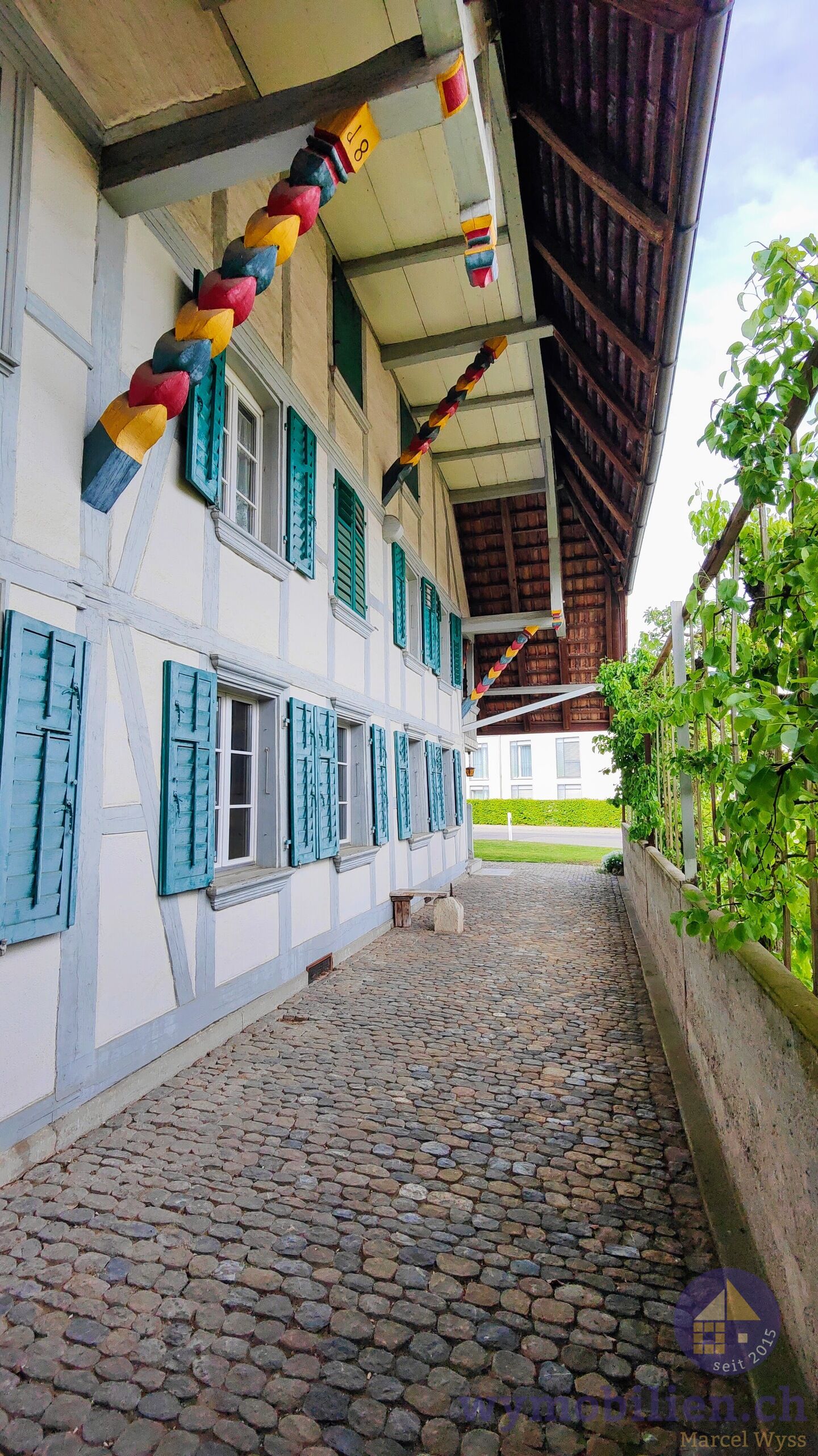 Terrasse vor dem 'Bauerngarten'