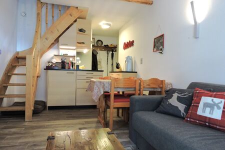 Duplex rare rénové à Torgon avec terrasse, balcon et vue montagnes