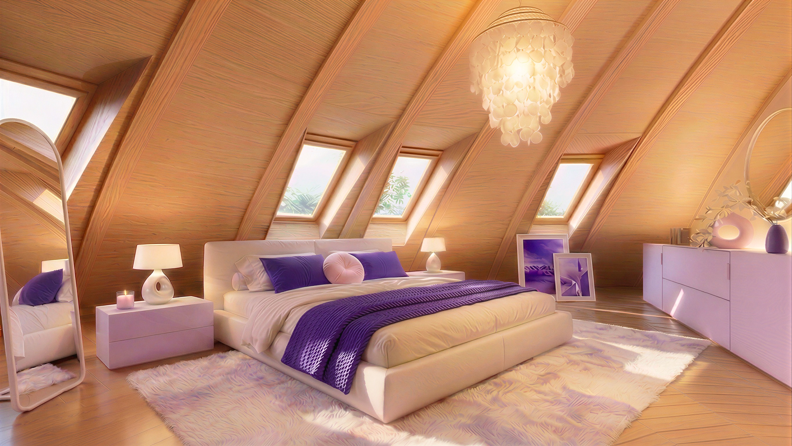 Projet immobilier à Villarimboud avec 2 maisons Domespace à vendre : la chambre à coucher.