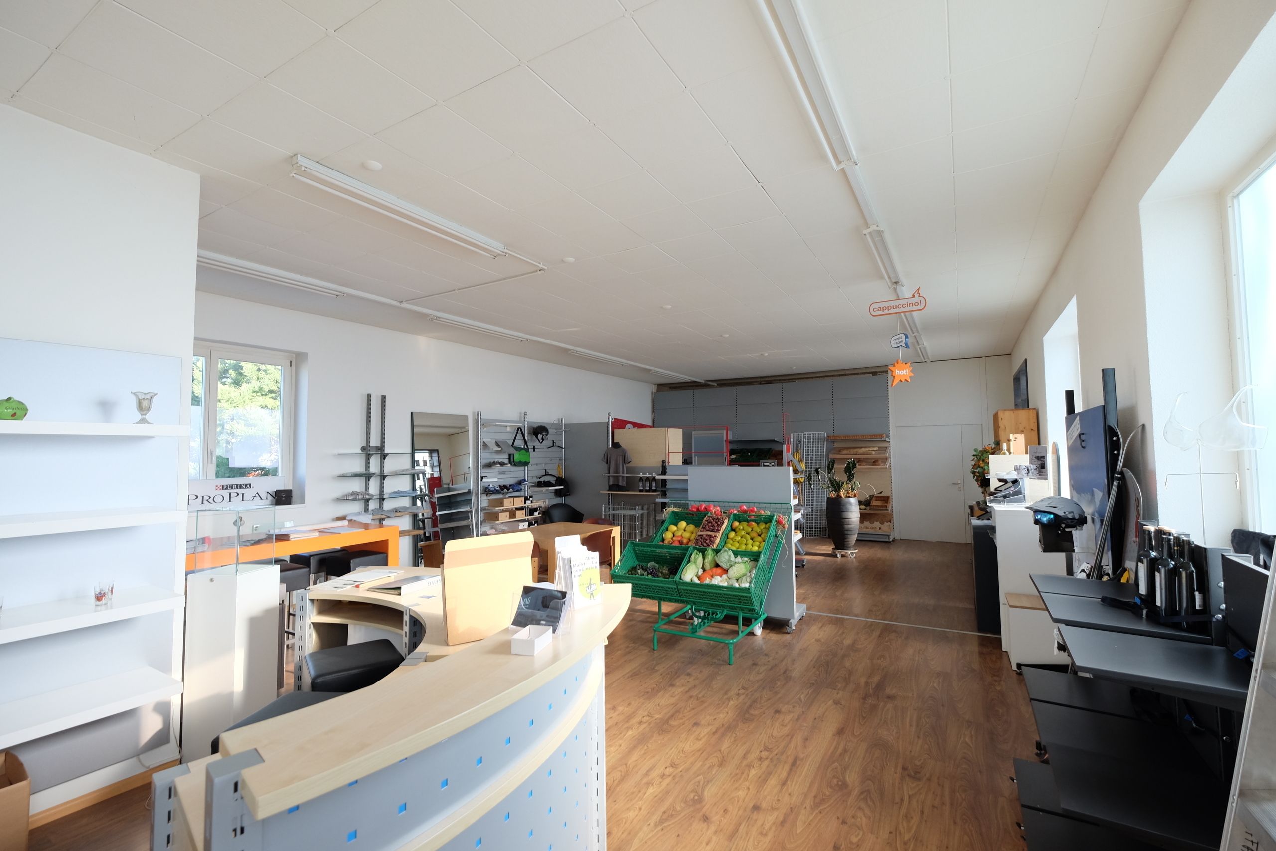 Show Room im Obergeschoss 