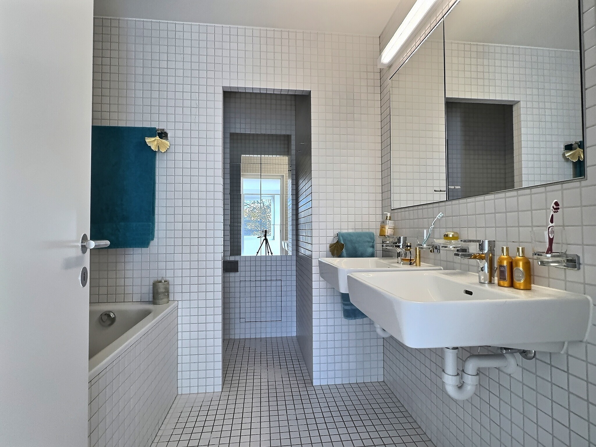 Salle de bains parentale