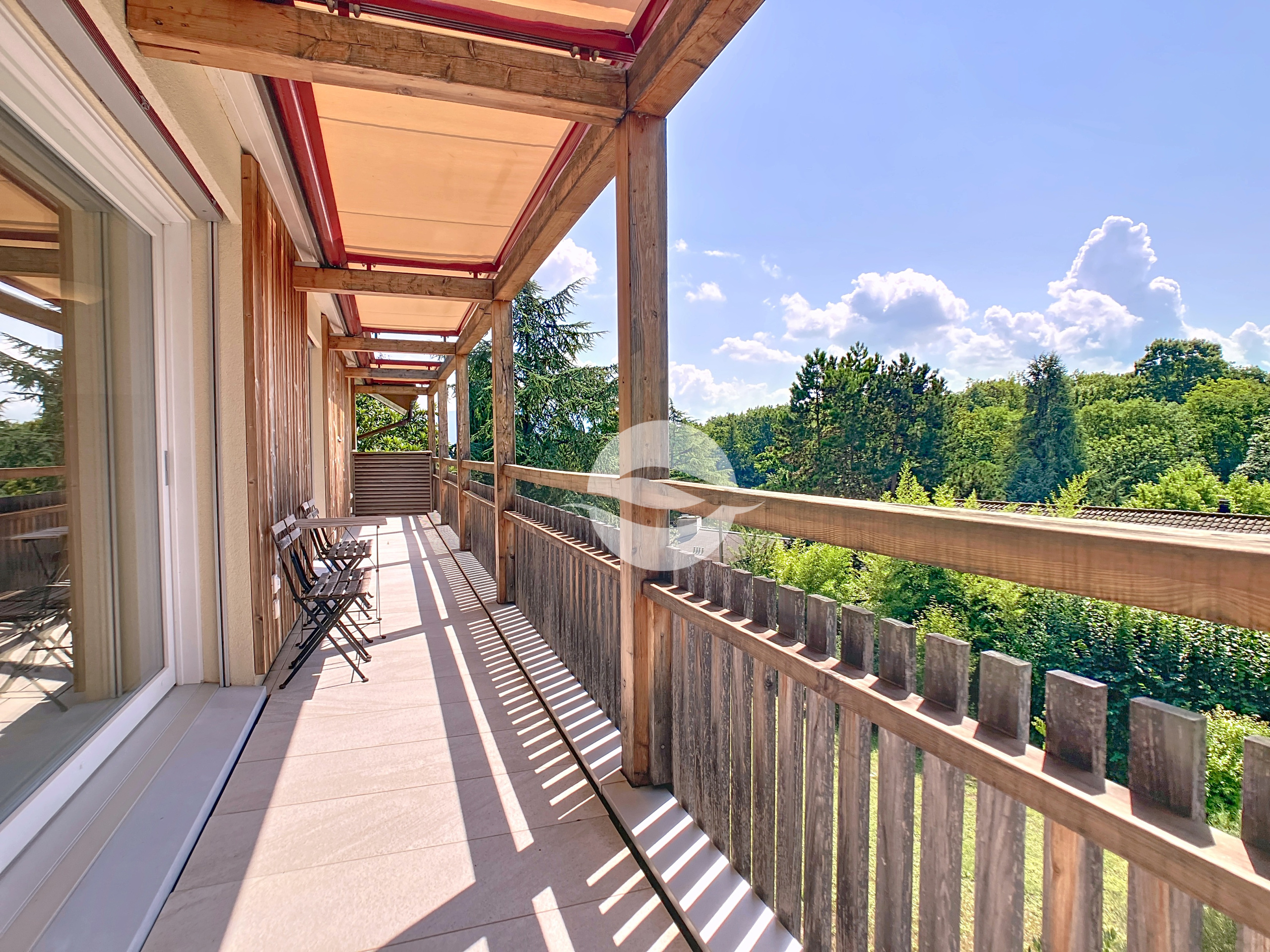 Balcon depuis la pièce de vie