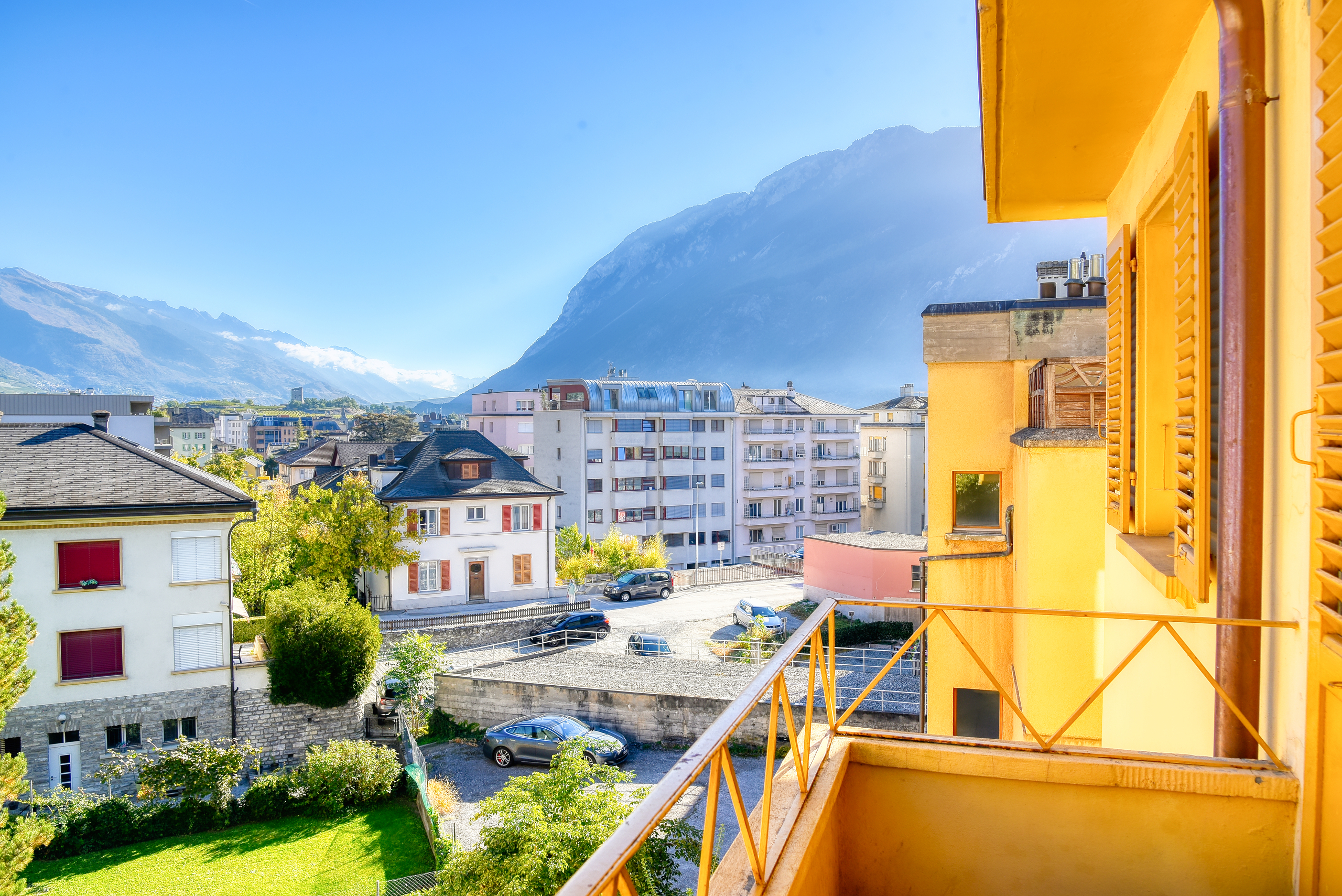 Appartement Sierre - Vue balcon