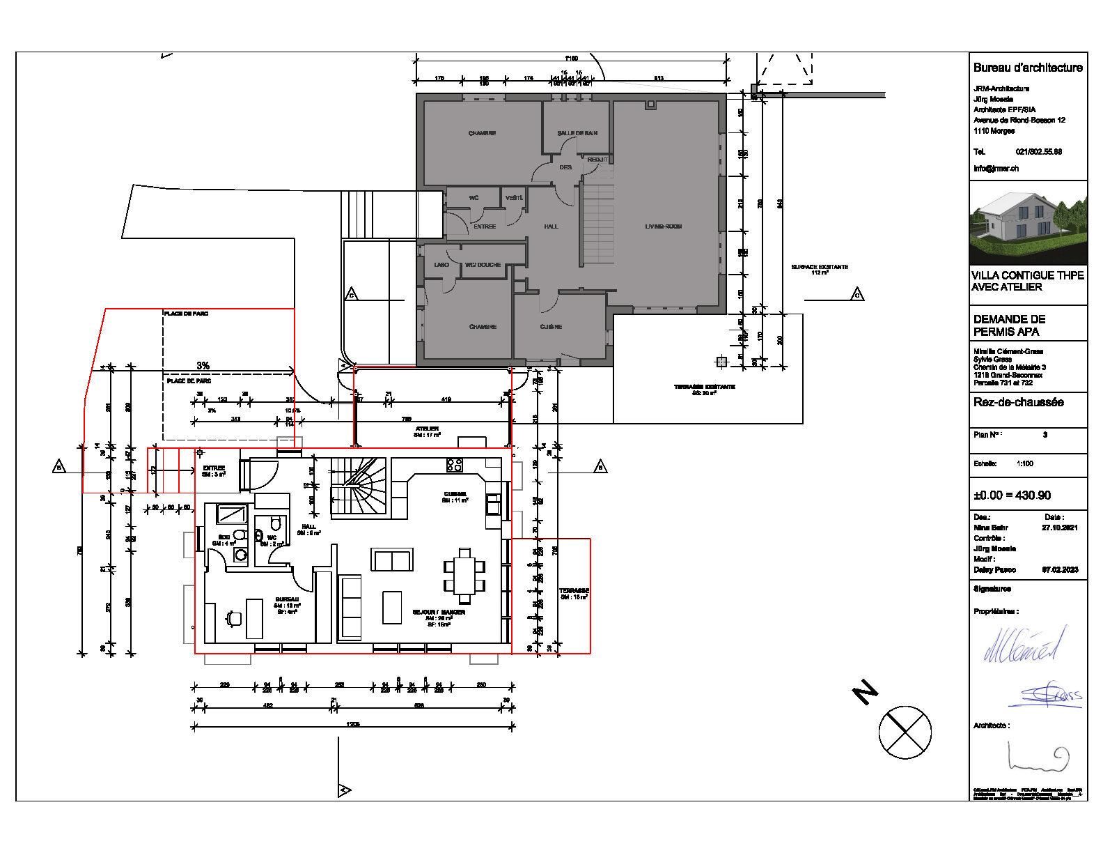Plan du rez-de-chaussée