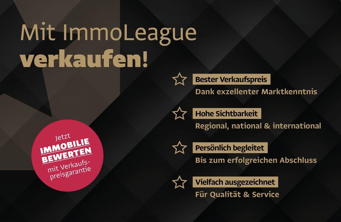Mit ImmoLeague verkaufen!