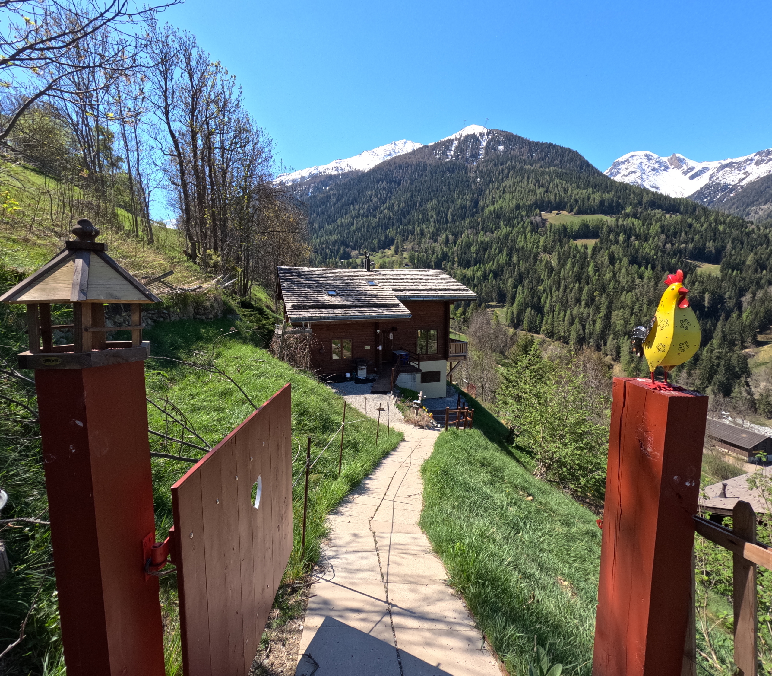 Accès du chalet  Accès du chalet