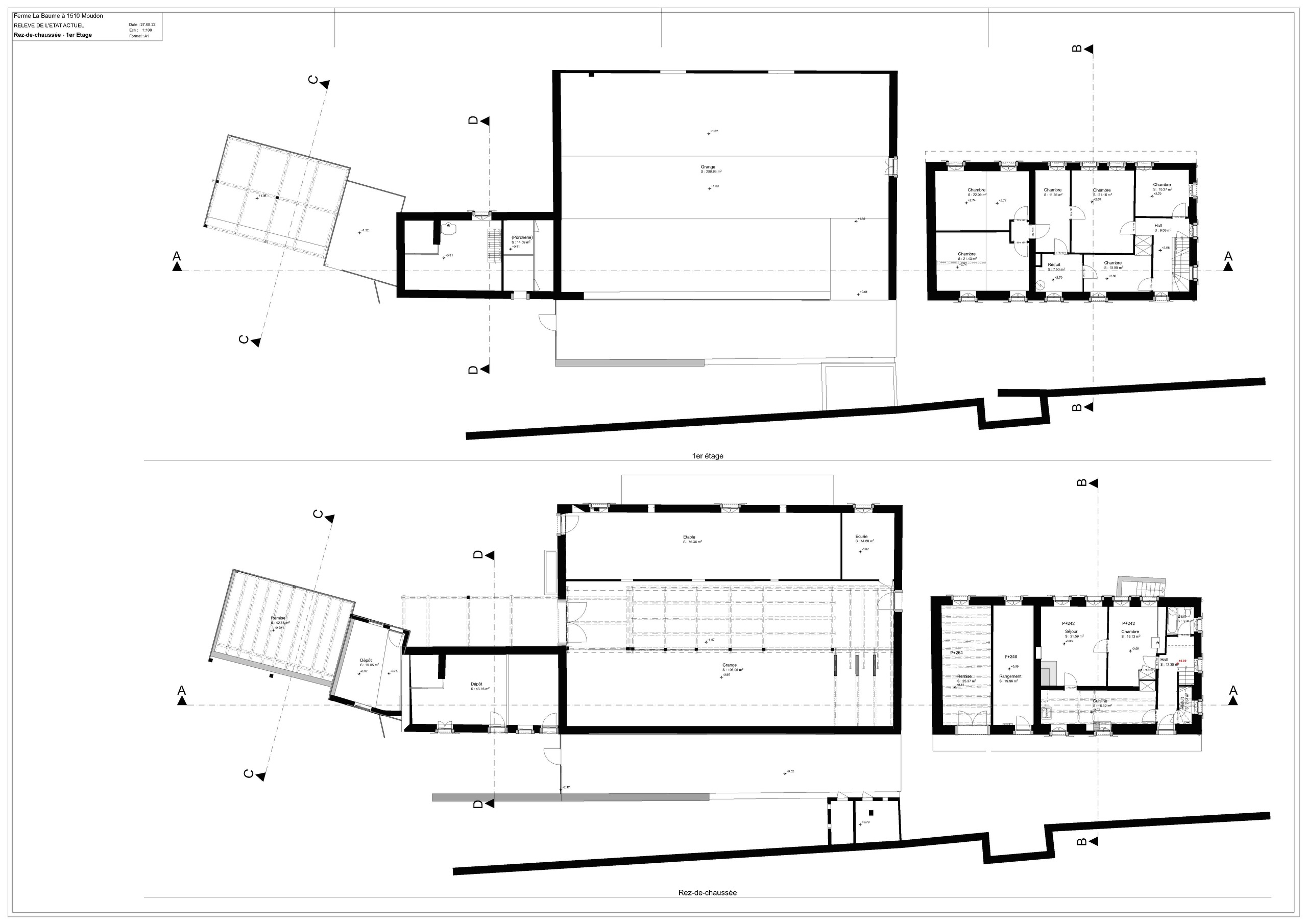 Plans d'étages