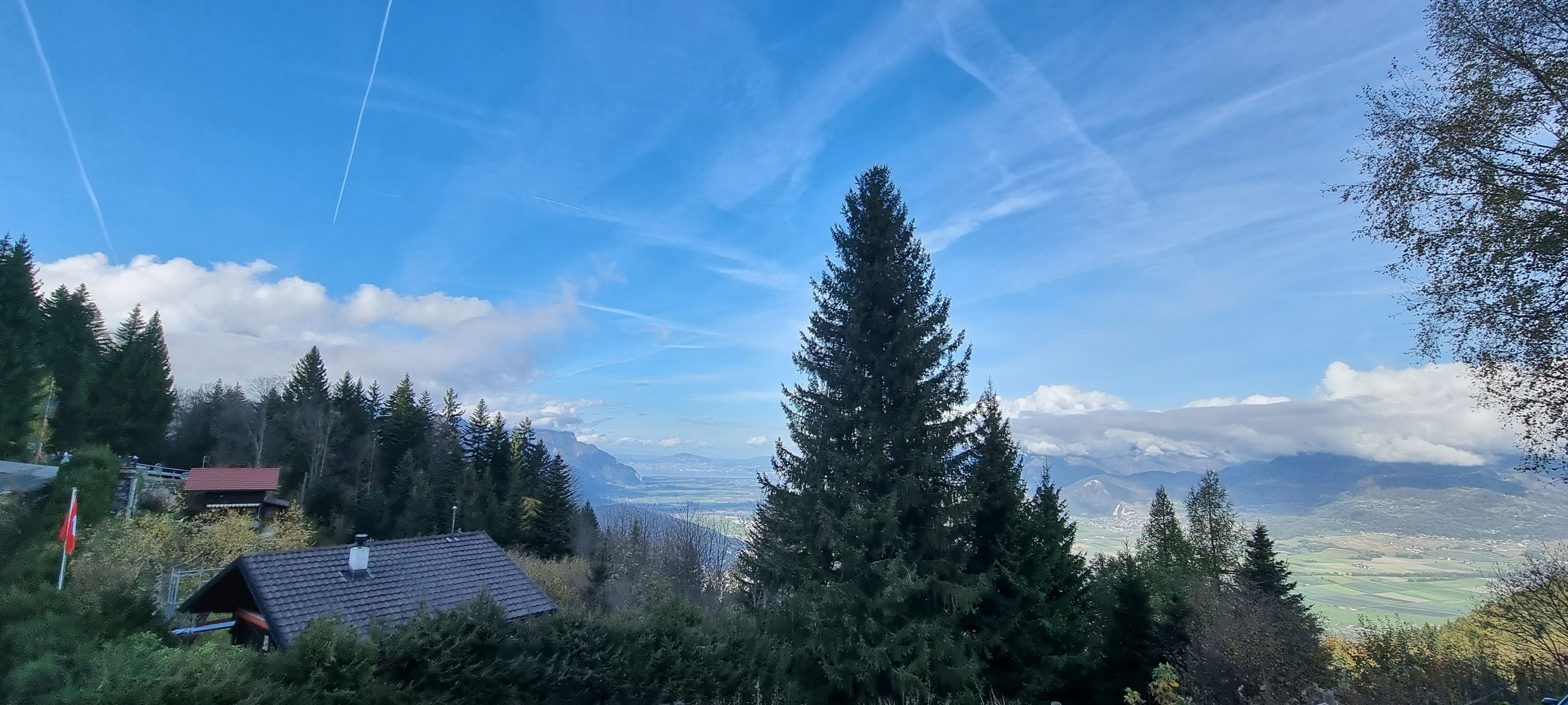 Vue depuis le chalet 2 Vue depuis le chalet 2