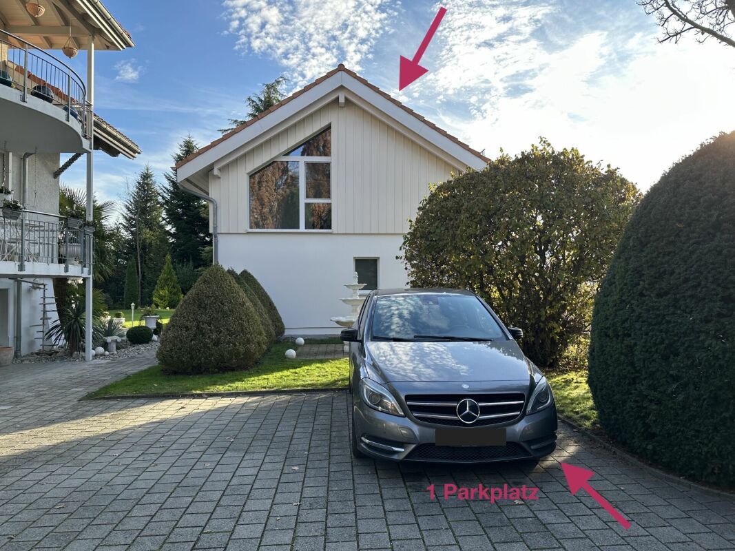 Ansicht Nord mit Parkplatz