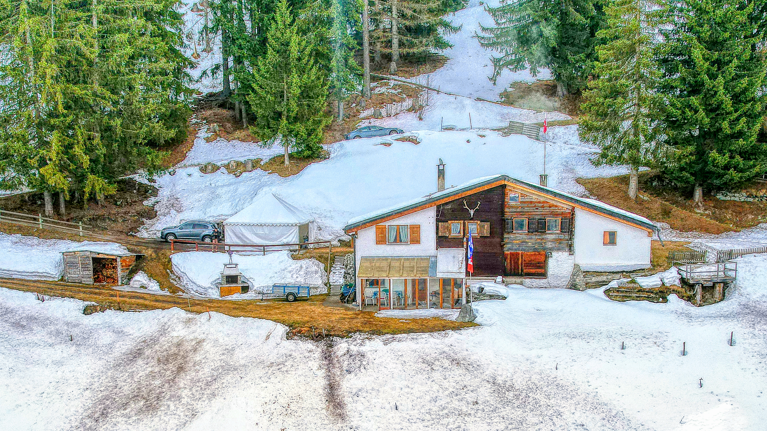 Chalet Vercorin - Außenansicht