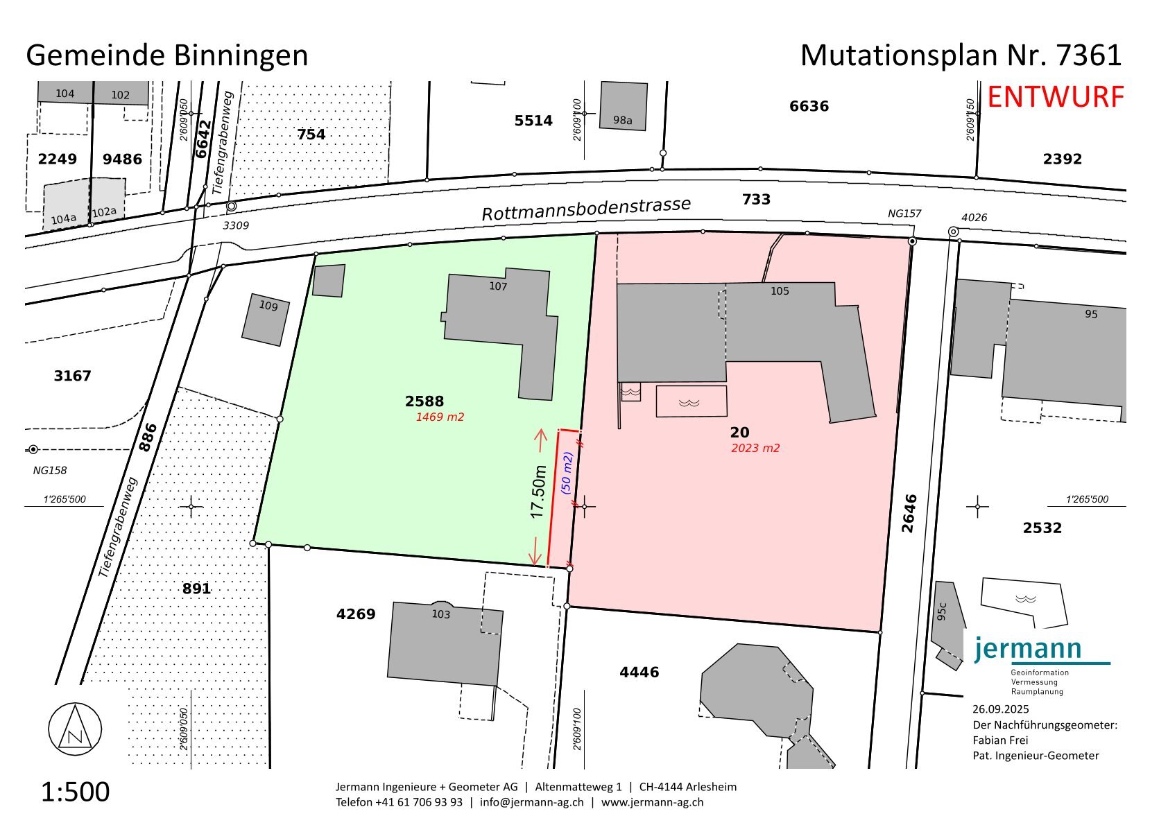 neue Parzellenfläche