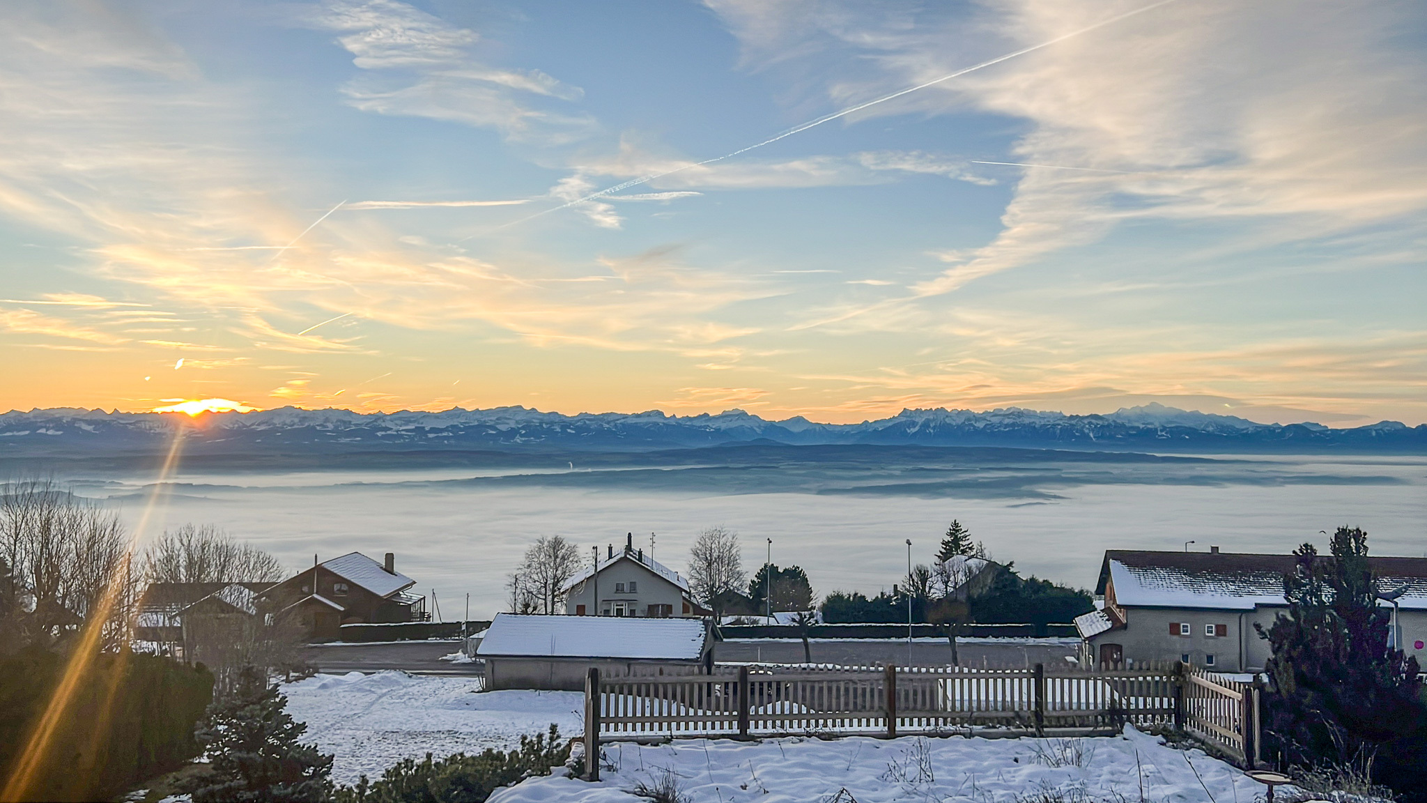 Vue depuis la maison Vue depuis la maison