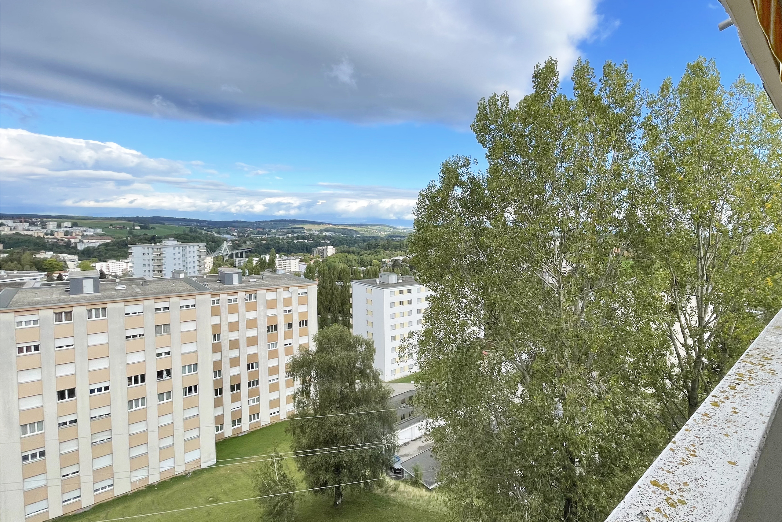 Vue depuis balcon