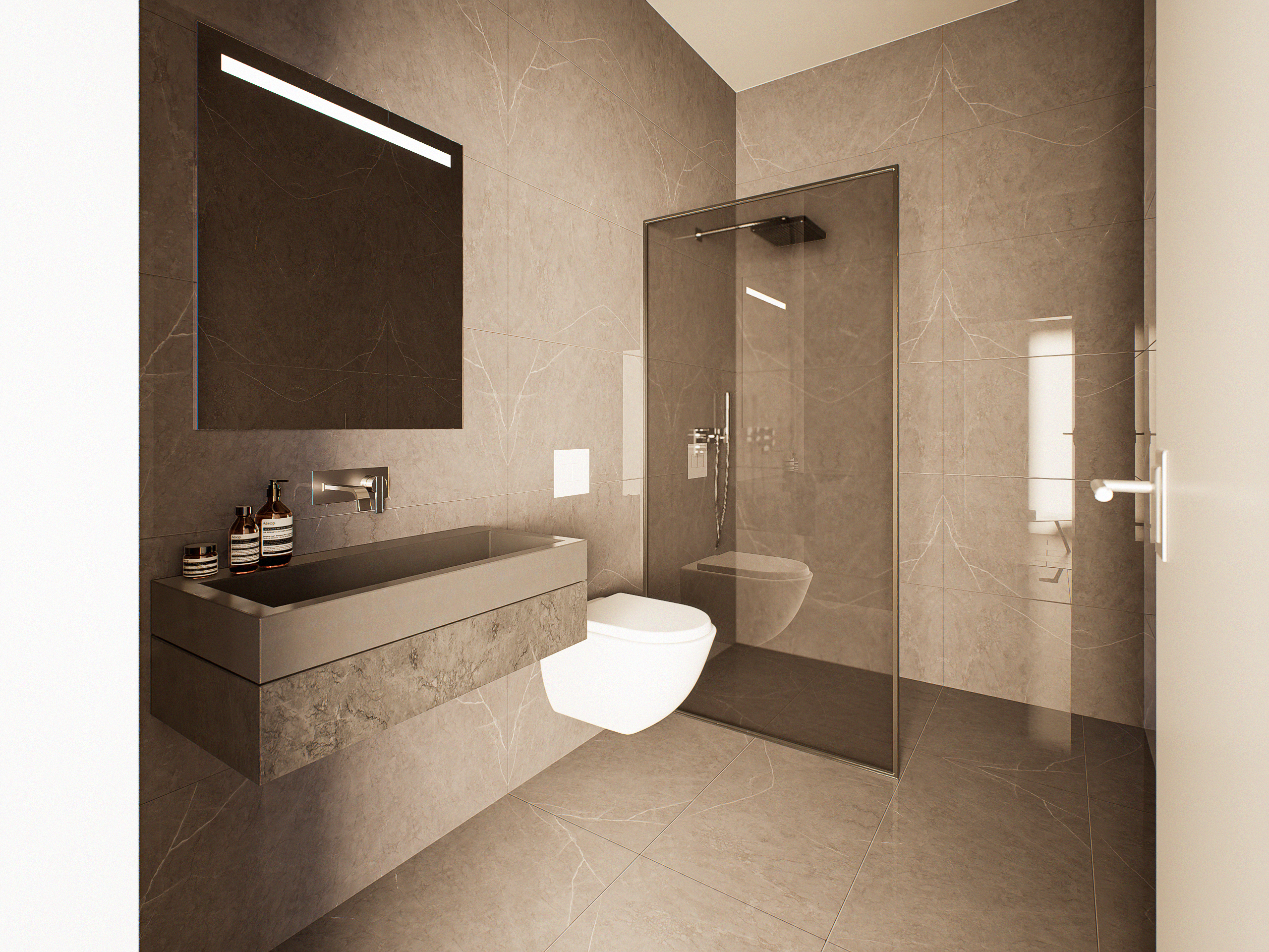 Eines der Nasszellen