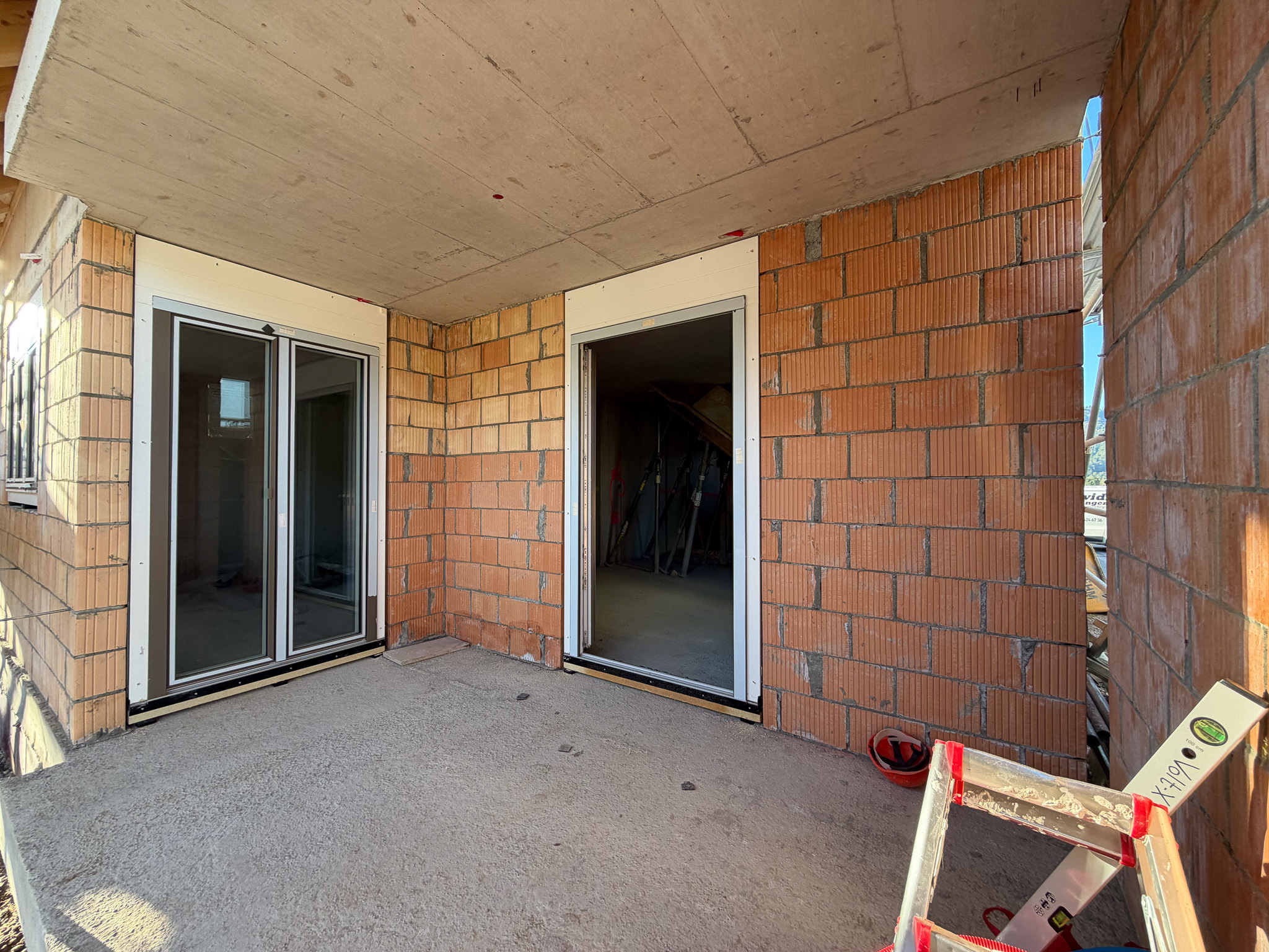 gedeckter Balkon