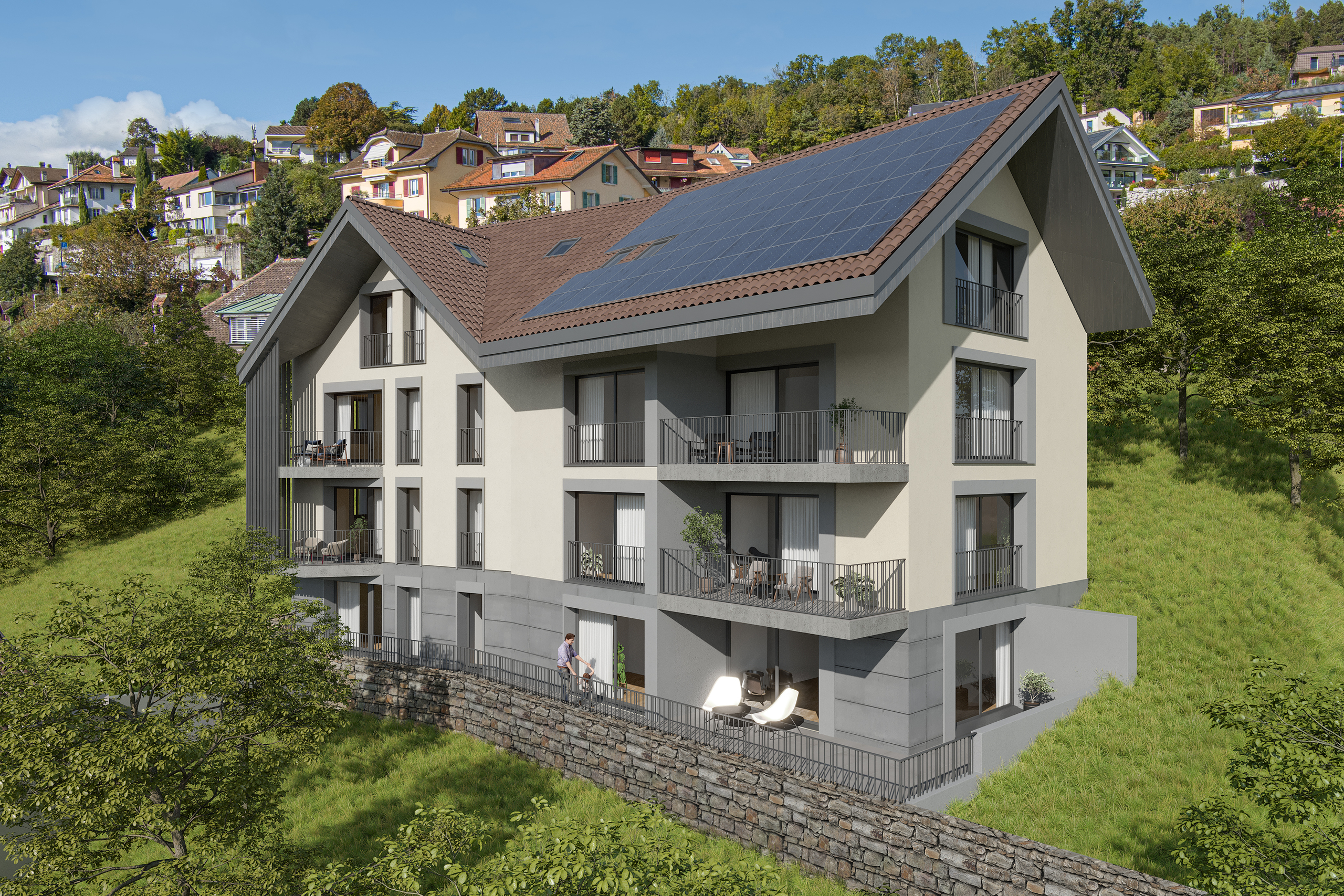 Vue du projet - Bât. C Vue du projet - Bât. C