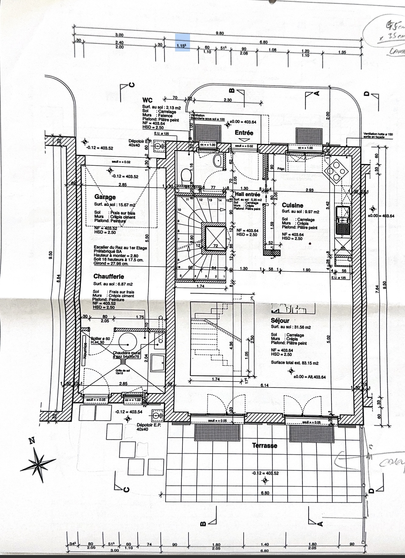 Plan étage Plan étage