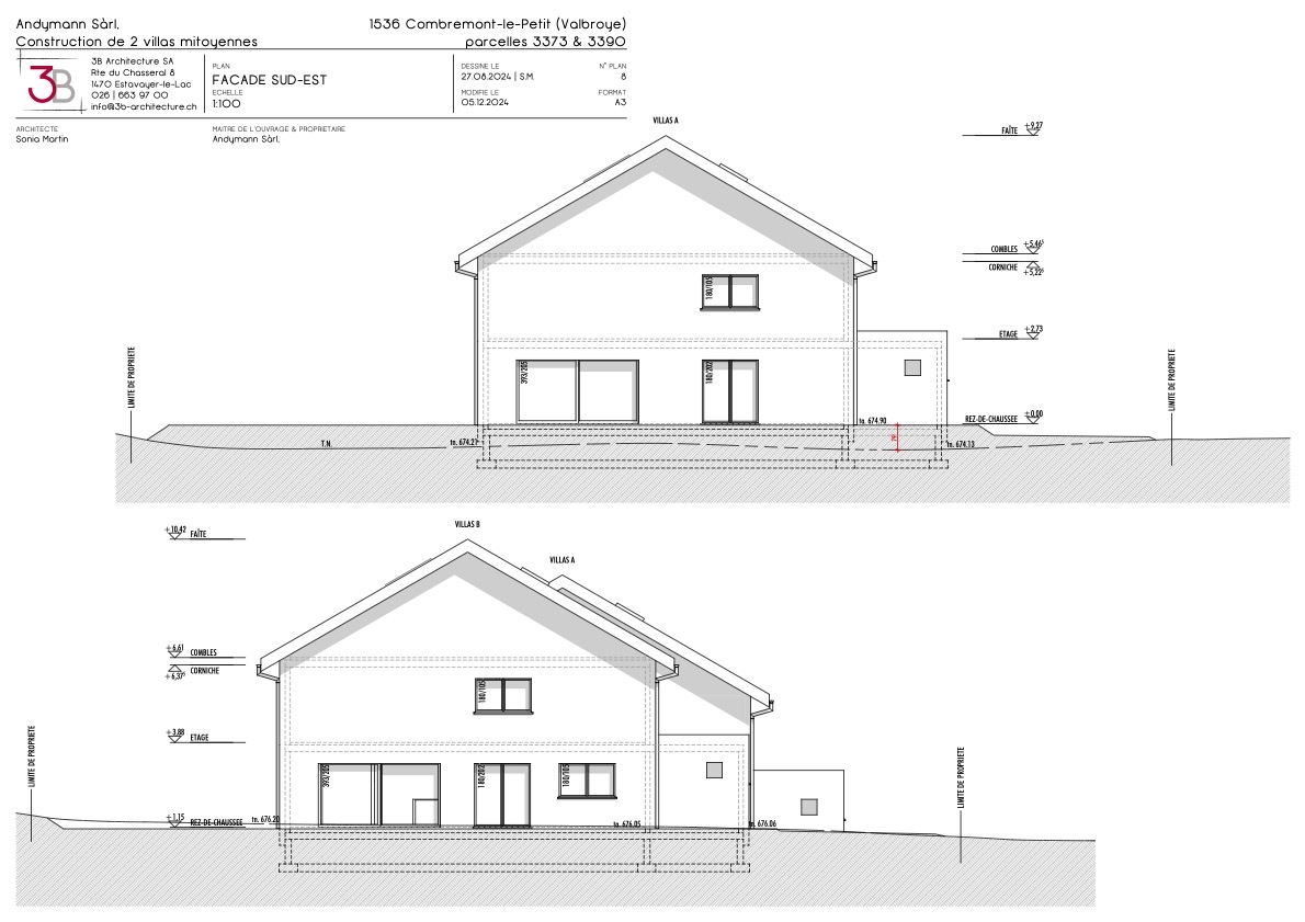 Façade Sud Est Façade Sud Est