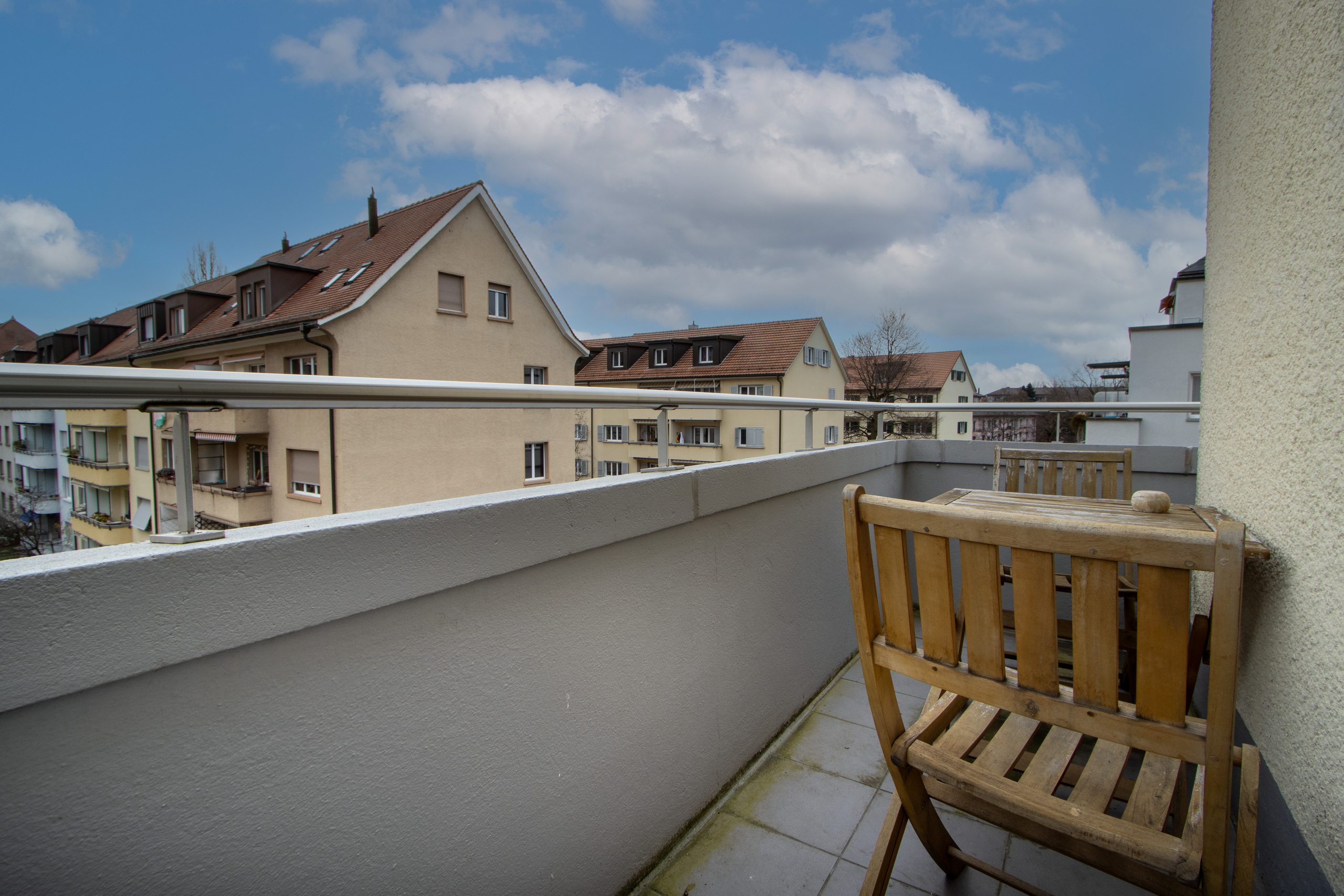 Balkon bei Schlafzimmer