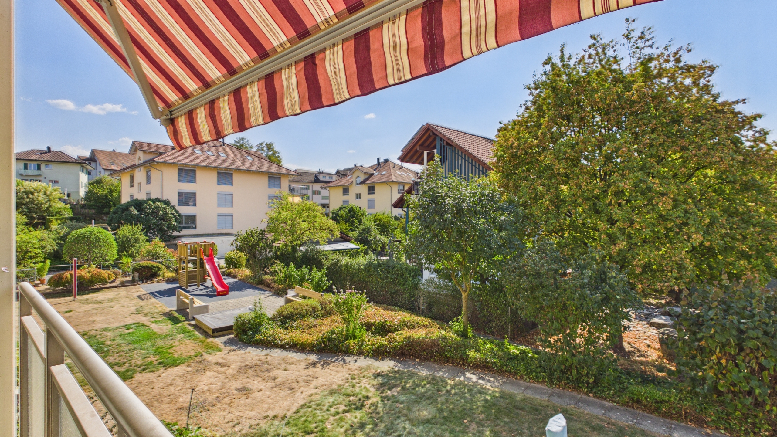 Ausblick vom Balkon 