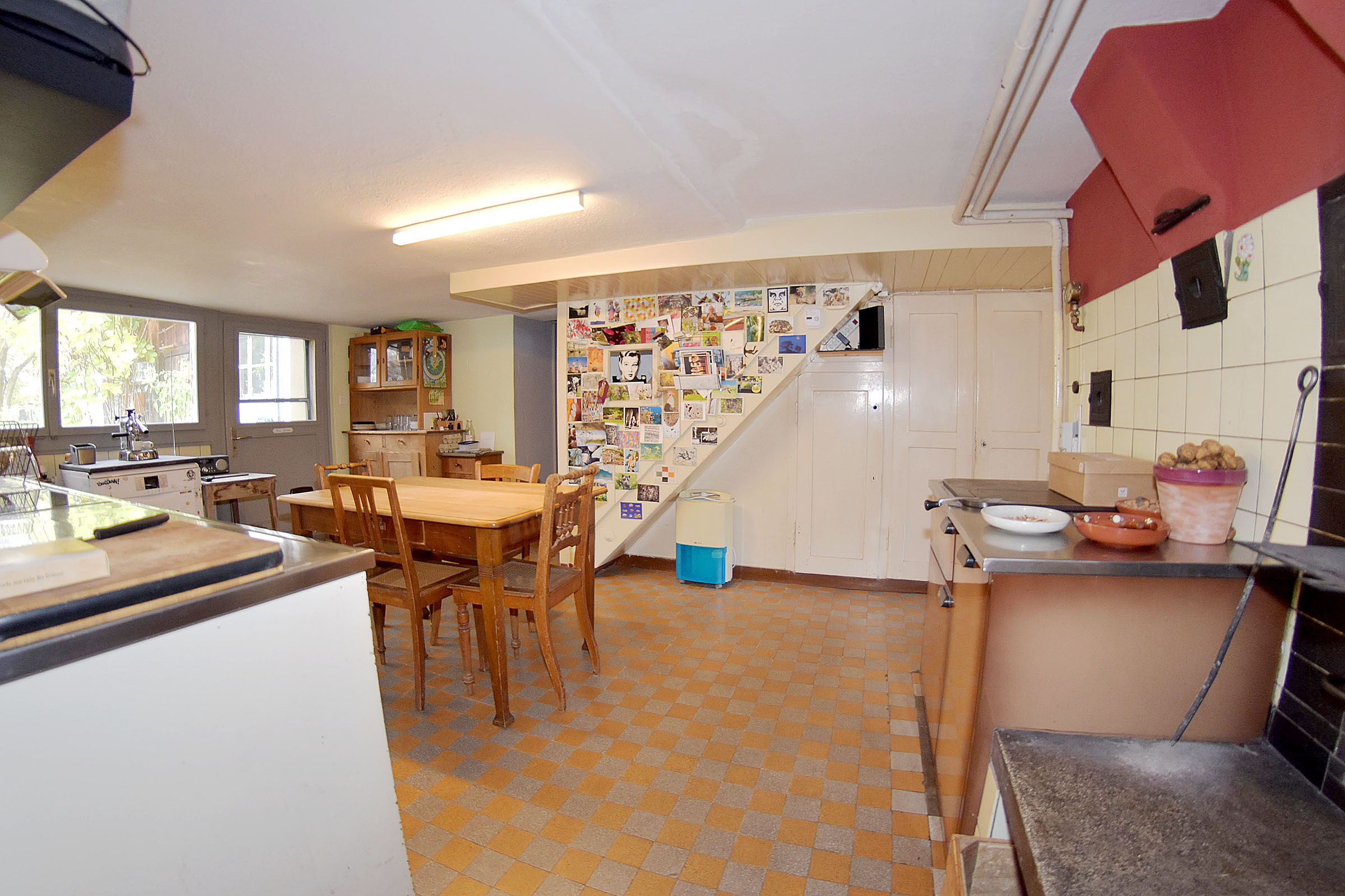 Die zentrale Wohnküche Die zentrale Wohnküche