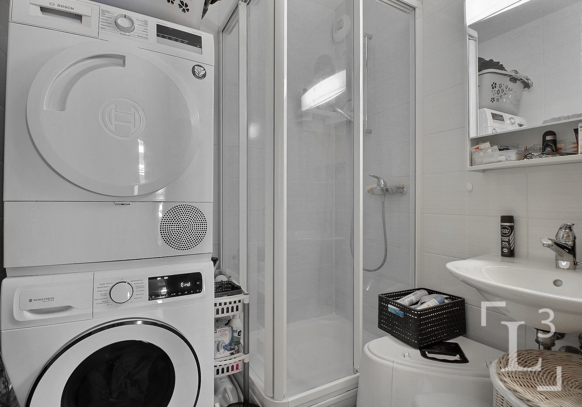 Salle de bain 2 avec colonne de lavage Salle de bain 2 avec colonne de lavage
