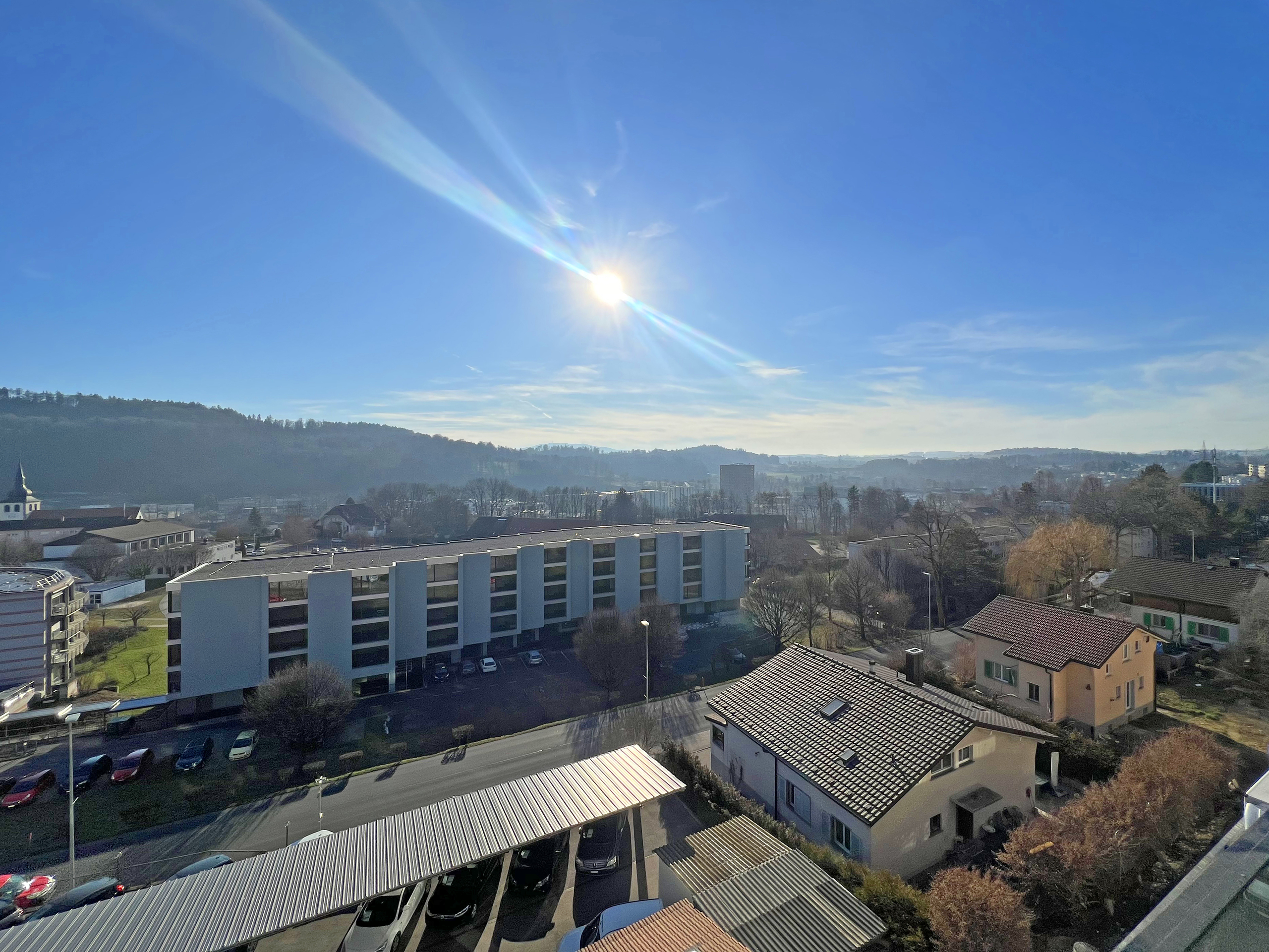 Vue depuis loggia - Appartement en cours de finition