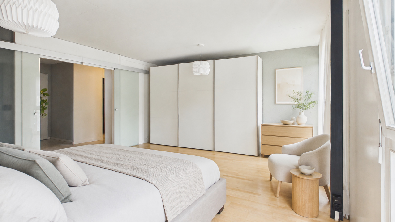 Das grosse Schlafzimmer (Möblierungsbeispiel)
