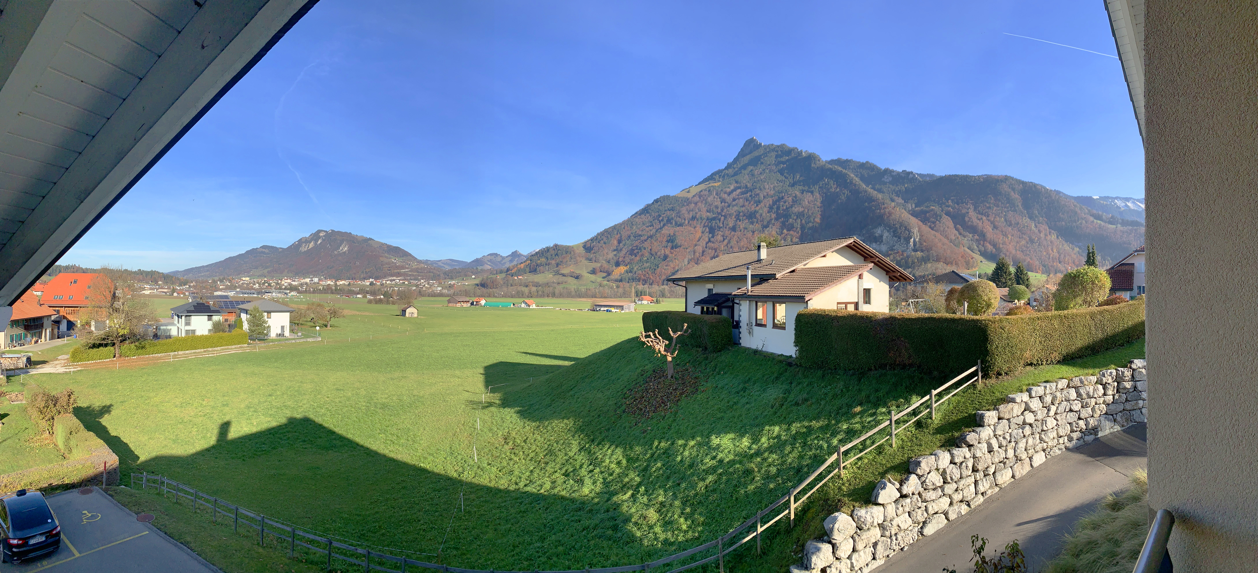 Vue depuis balcon