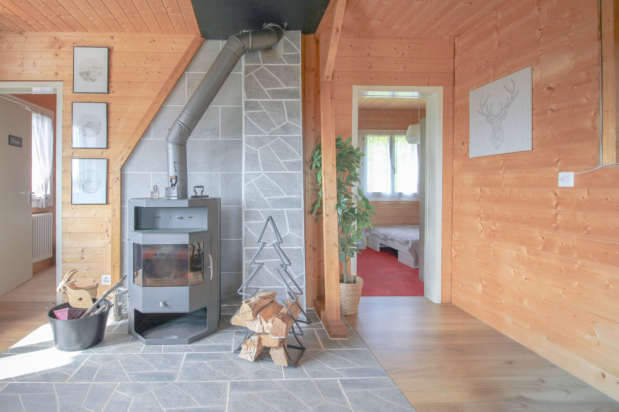 1er étage - poêle à bois