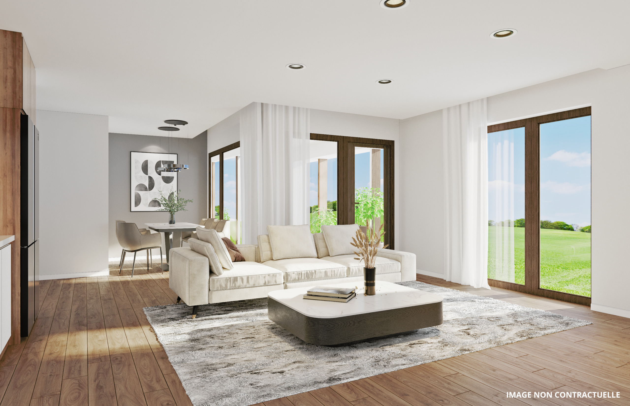 Séjour rez bâtiment B1