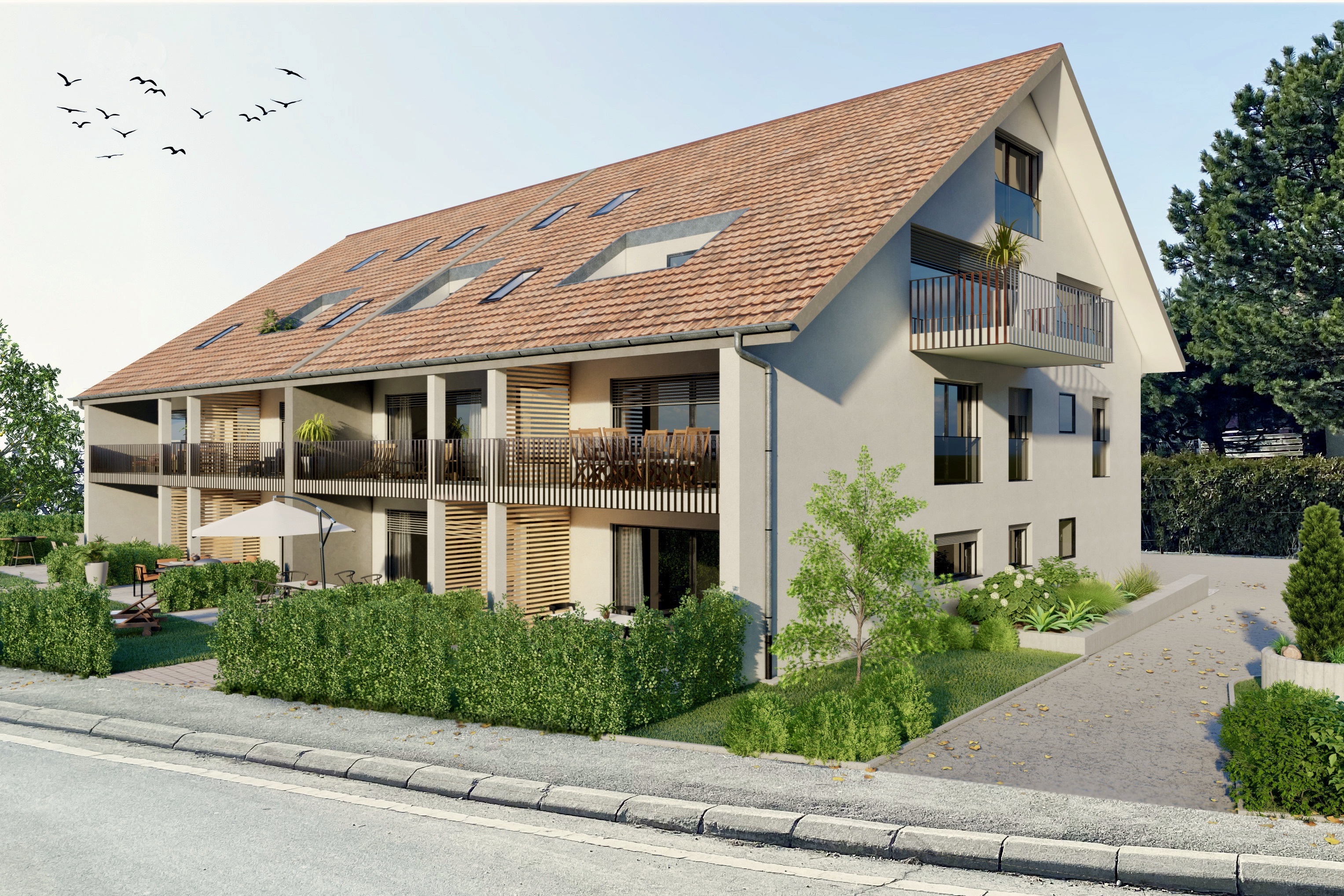 Projet immobilier à Romanel, appartements à vendre