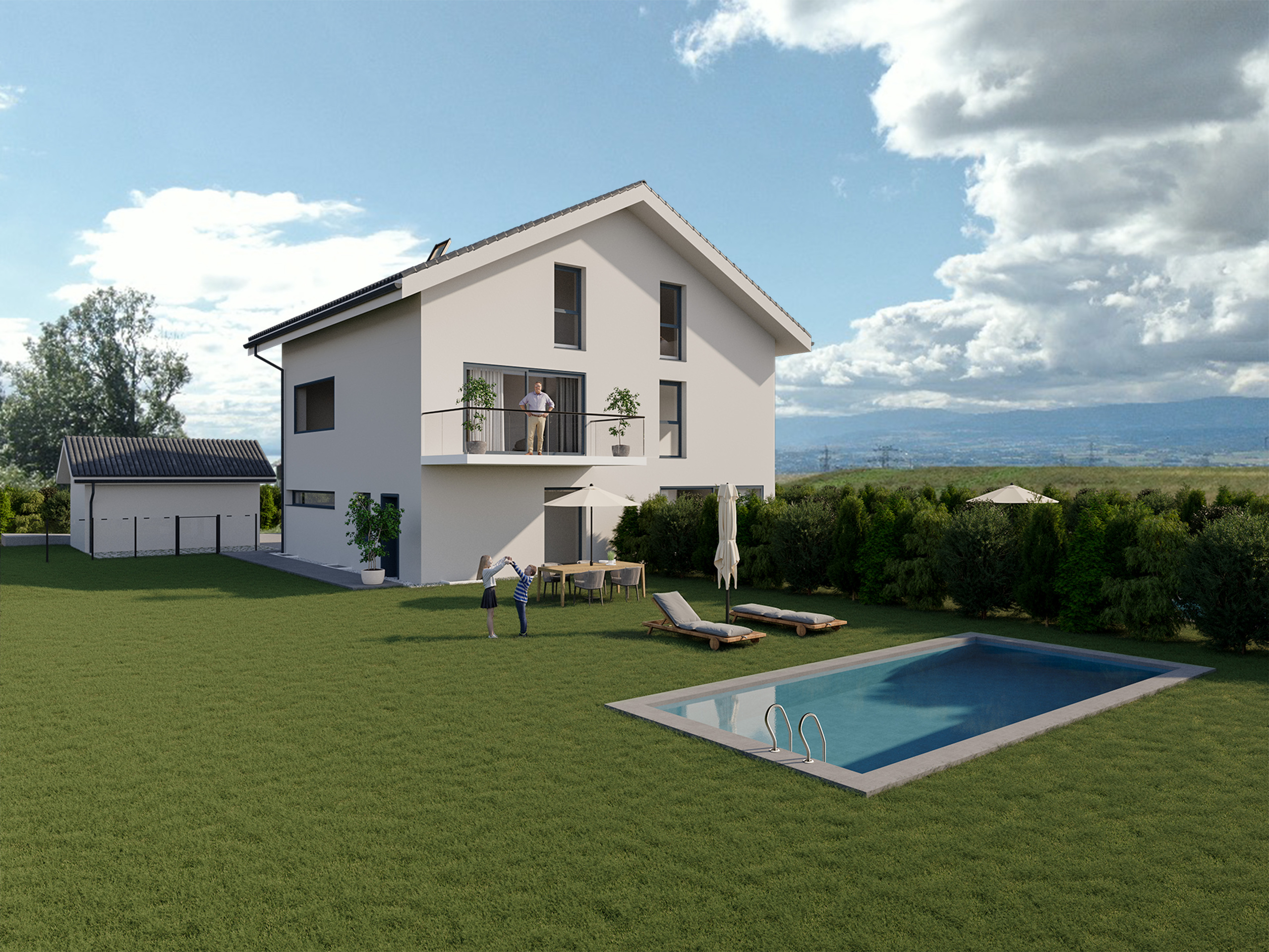 Immosol jardin attique