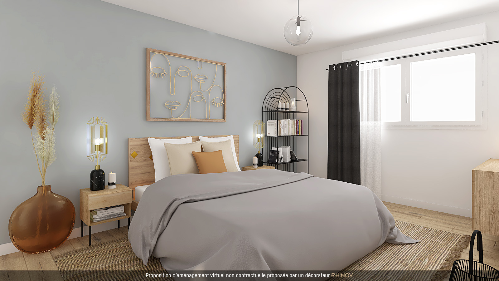 Chambre parentale - proposition d'aménagement Chambre parentale - proposition d'aménagement