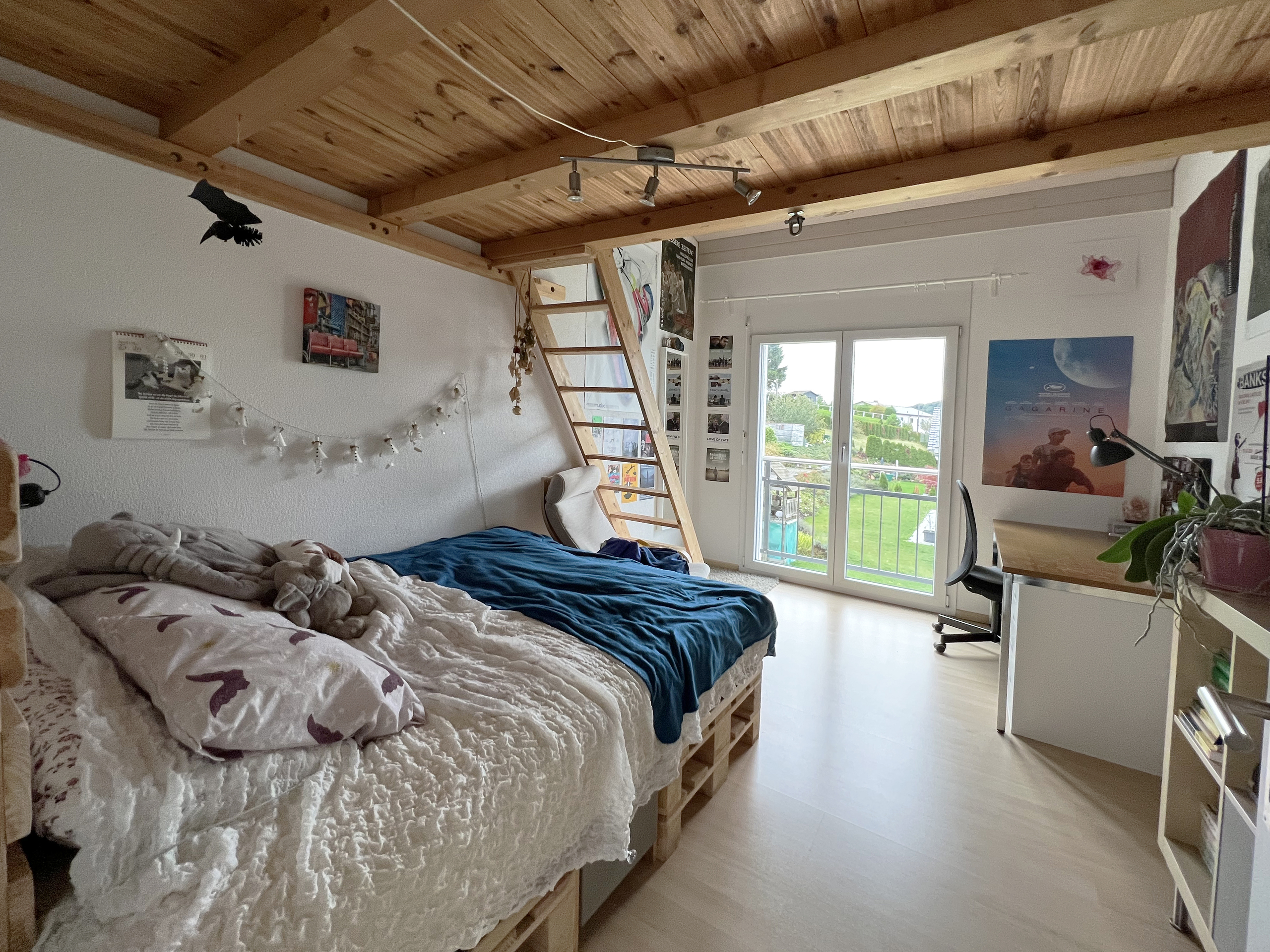 Étage - Chambre à coucher 2 avec mezzanine