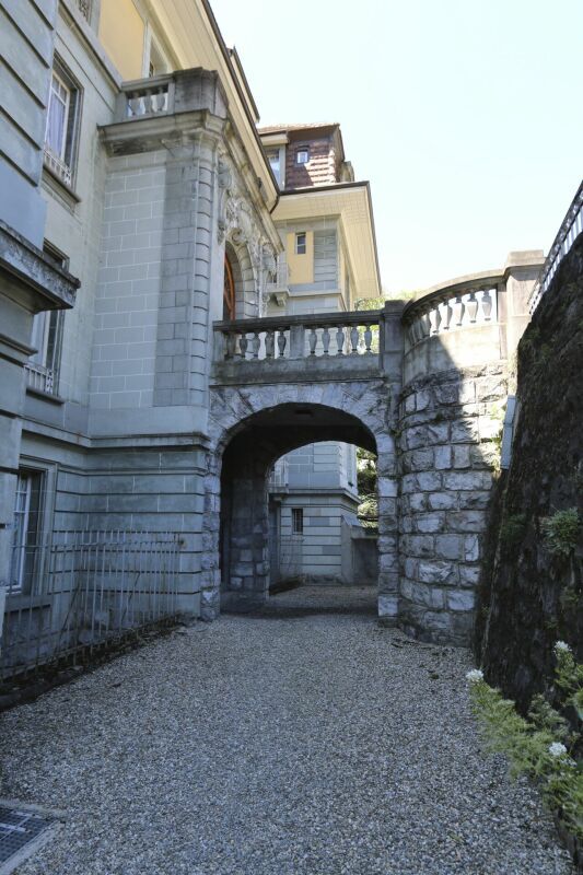 L'entrée de l'immeube