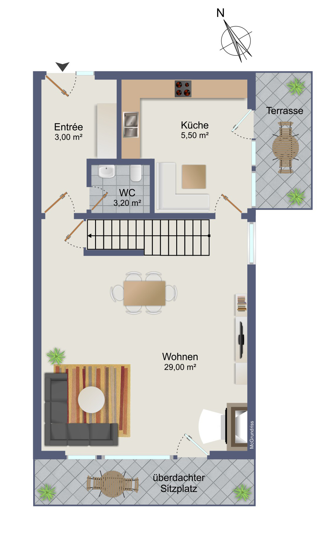 Grundriss Erdgeschoss