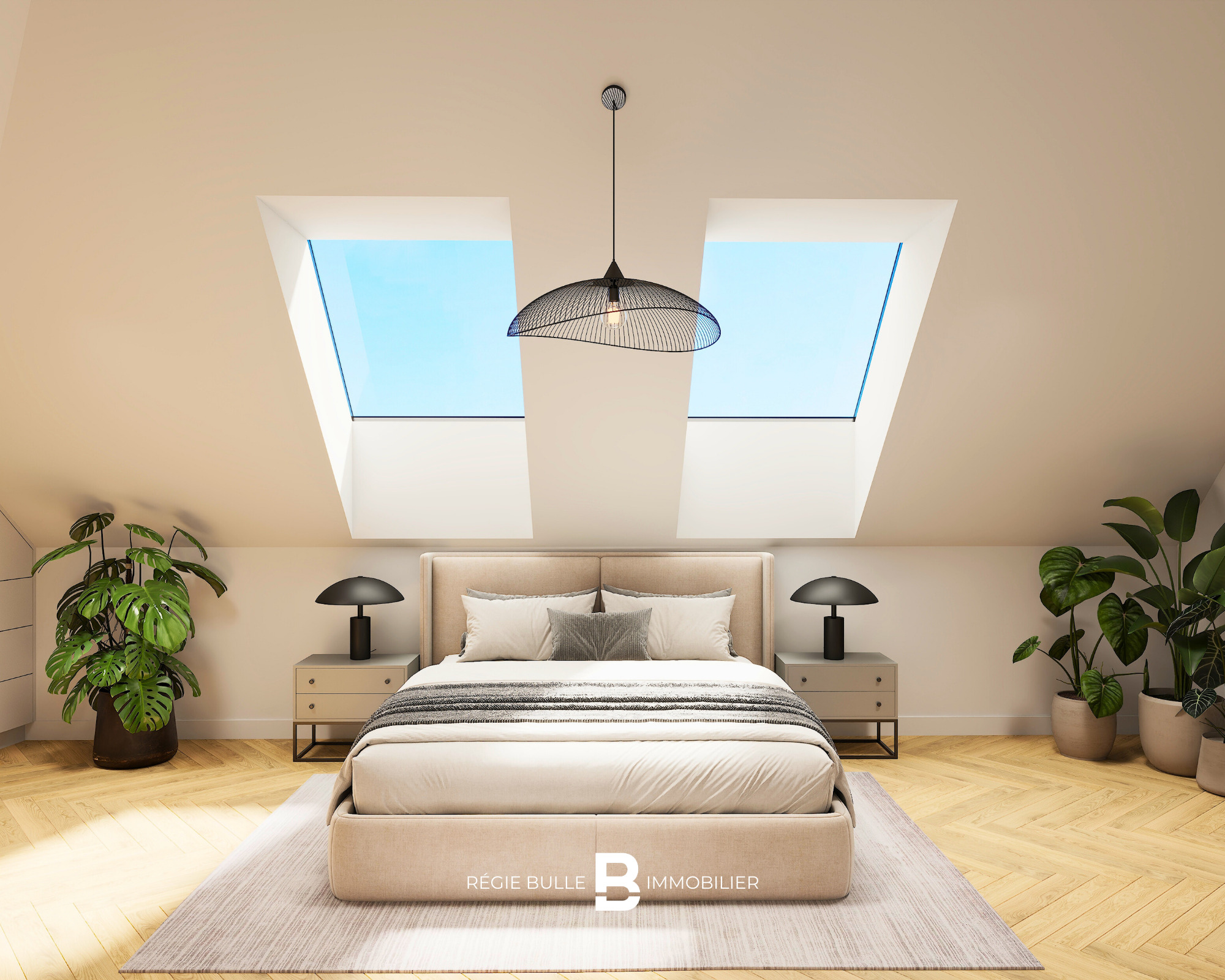 Chambre à coucher Combles